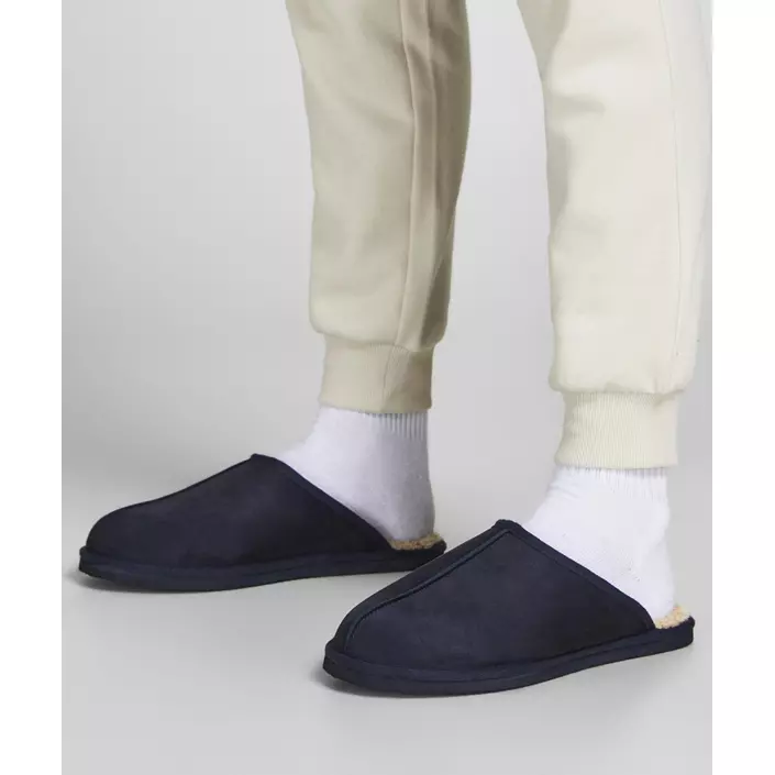 Jack & Jones JFWDUDELY microfiber slippers, Navy Blazer, large image number 1