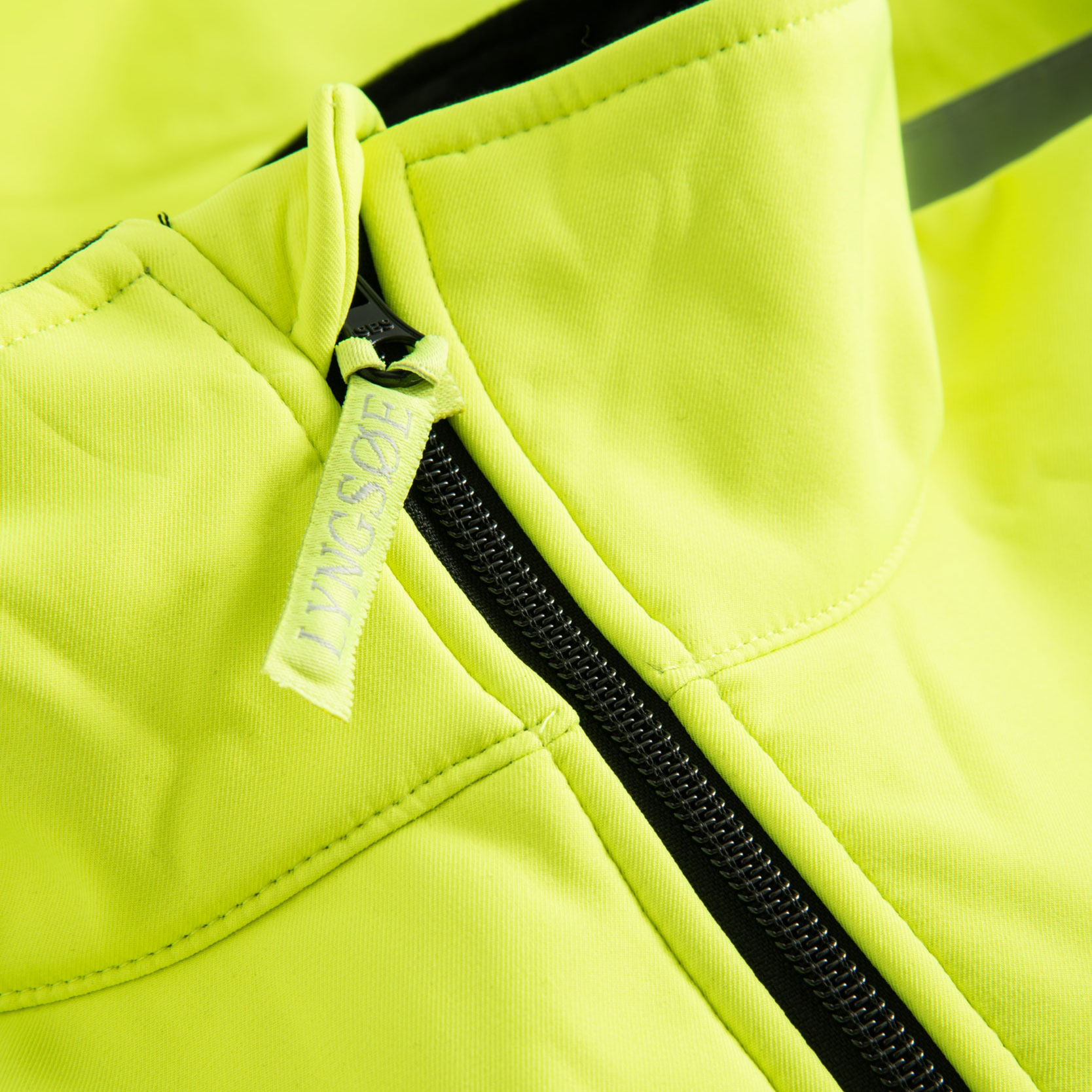 Lyngs&oslash;e softshelljakke, Hi-vis Gul/Svart, large image number 3