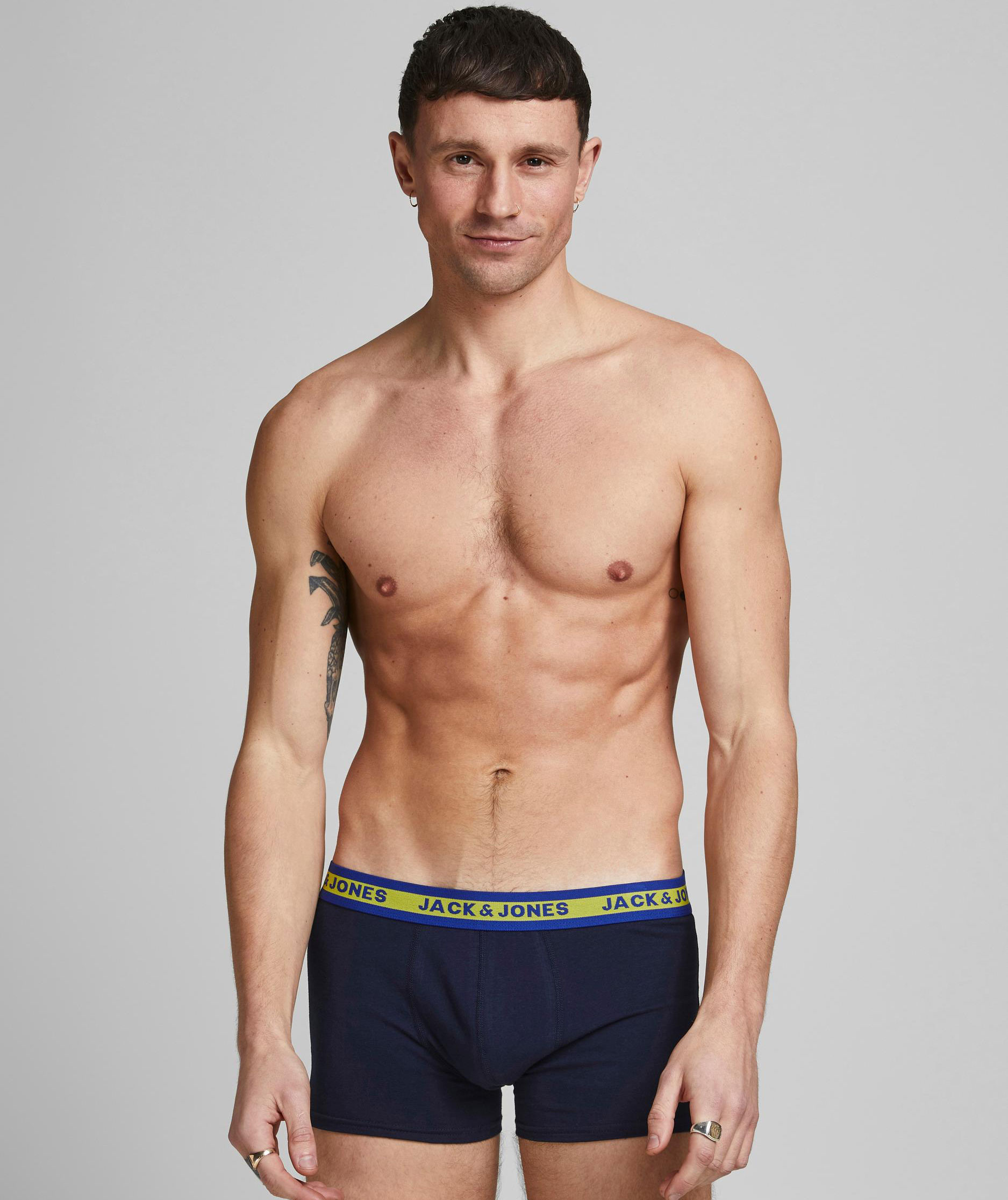 Jack & Jones JACSOLID 10-pack boxershorts, Dark Grey Melange, large image number 3