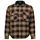 Westborn fodrad flannell skjortjacka, Camel/Black, Camel/Black, swatch