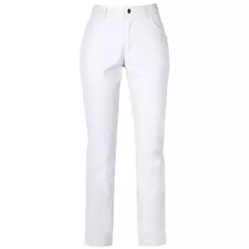 Smila Workwear Nova Slim Damen Hose, Weiß