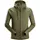 Snickers Flexiwork Polartec® hoodie med dragkedja 8026, Khaki Green, Khaki Green, swatch
