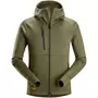 Snickers Flexiwork Polartec® Hoodie mit Reißverschluss 8026, Khaki Green Snickers Flexiwork Polartec® Hoodie mit Reißverschluss 8026, Khaki Green