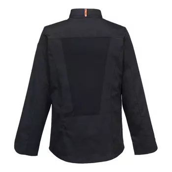 Portwest stretch Mesh Air chefs jacket, Black