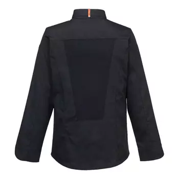 Portwest stretch Mesh Air chefs jacket, Black