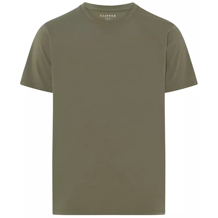 Clipper Dax T-Shirt, Helles Olivgrün, large image number 0