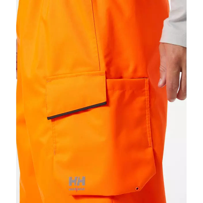 Helly Hansen UC-ME shell trousers, Hi-vis Orange/Ebony, large image number 4