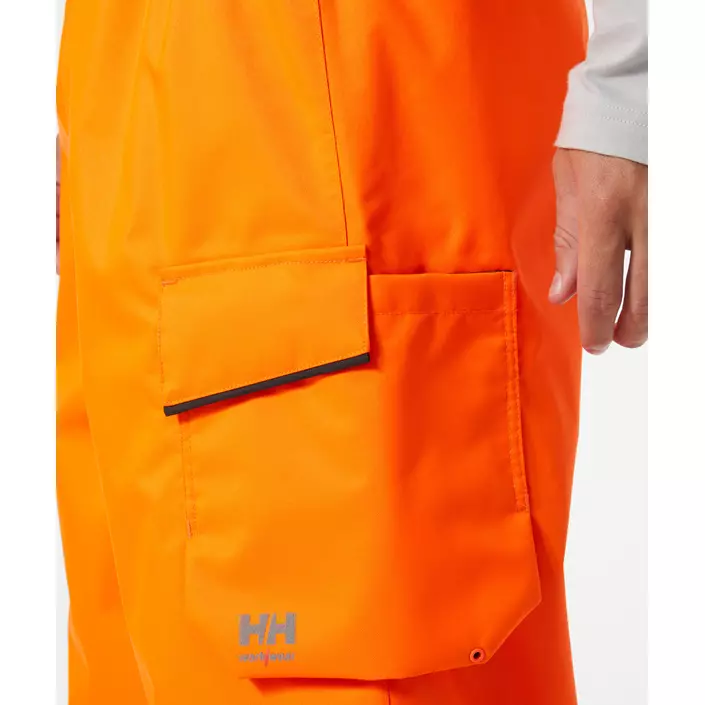 Helly Hansen UC-ME shell trousers, Hi-vis Orange/Ebony, large image number 4