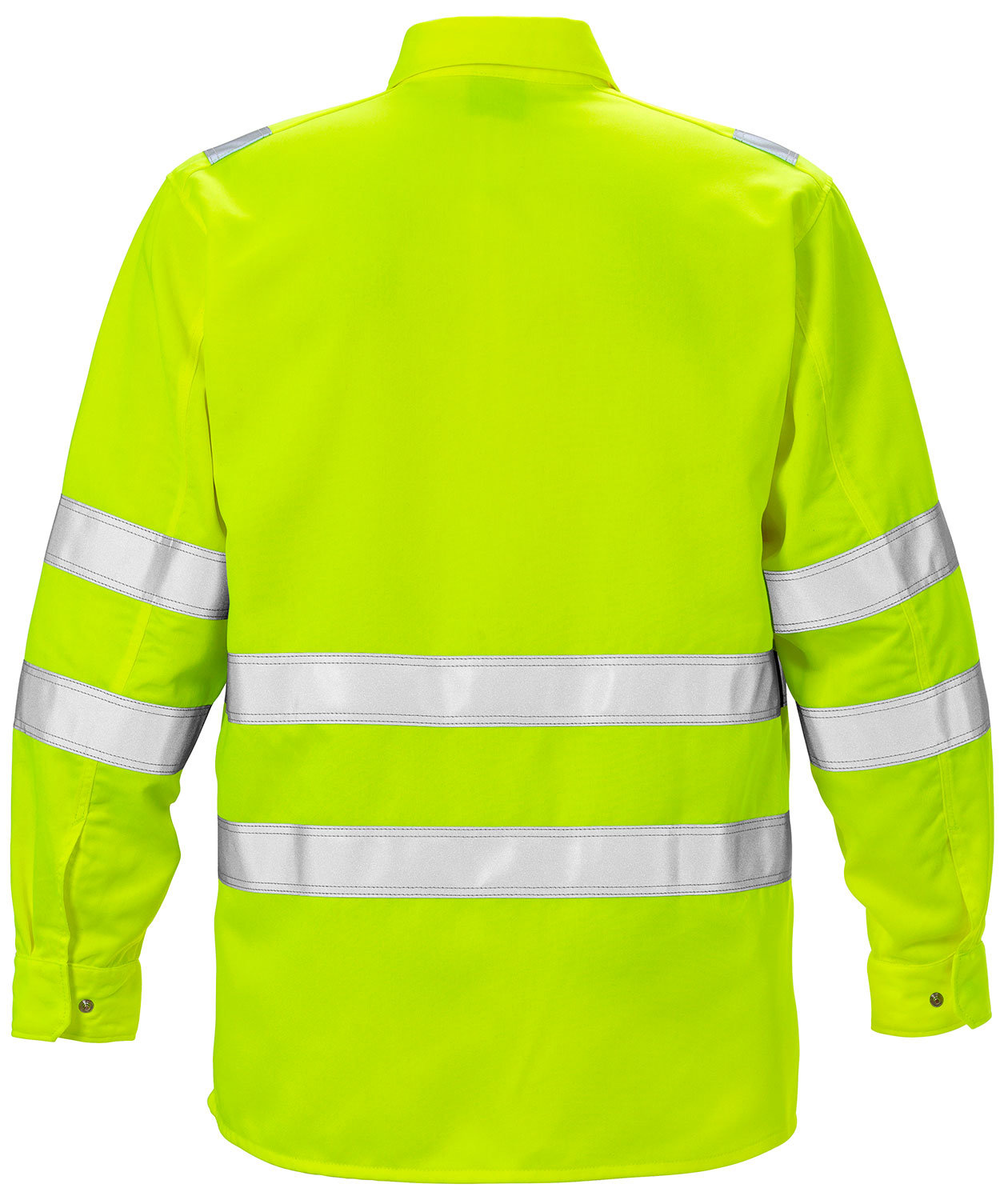 Fristads arbejdsskjorte 7049, Hi-Vis&nbsp;Gul, large image number 1