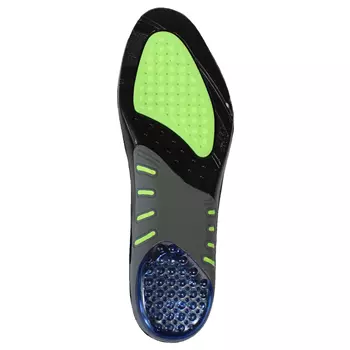 Portwest supportive gel insoles, Black/Green