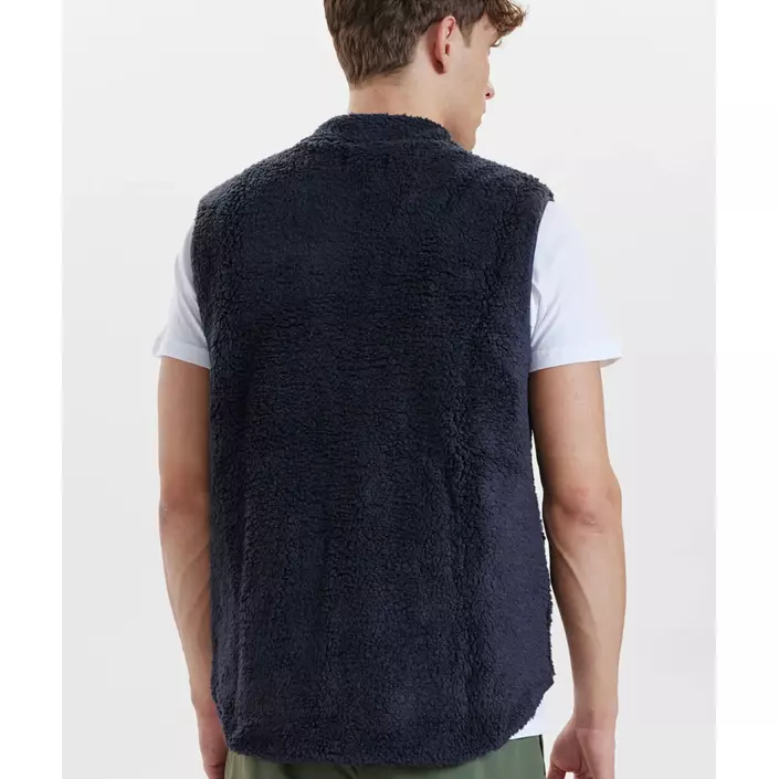 Resteröds pälsfiberväst, Navy, large image number 2