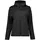 Westborn hoodie med dragkedja dam, Black, Black, swatch