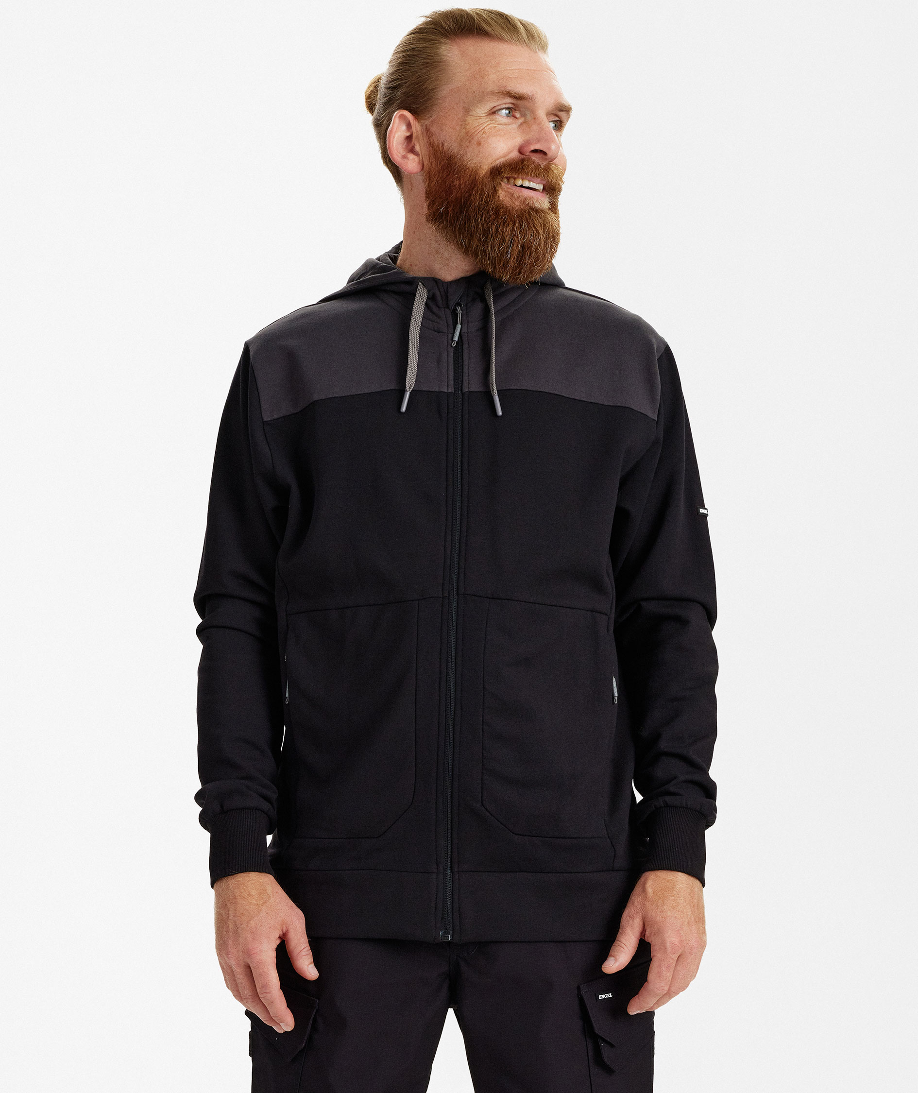 Engel Entire hoodie with zipper