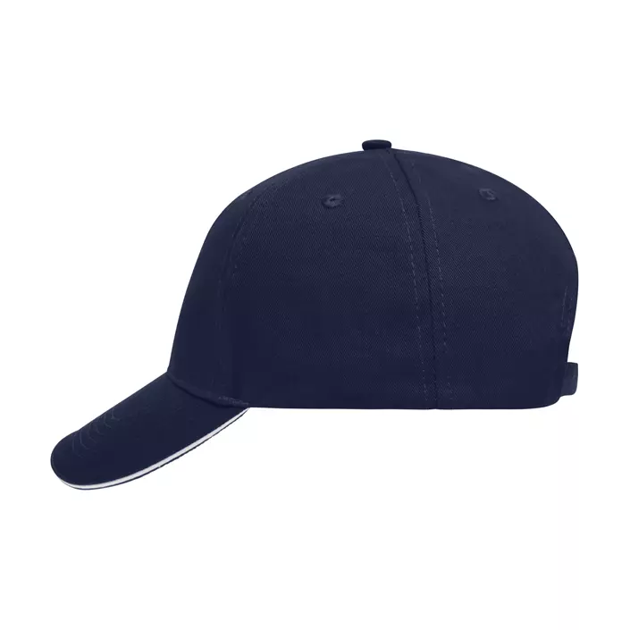 Myrtle Beach 5 Panel Sandwich Cap, Navy/White, Navy/White, large image number 0