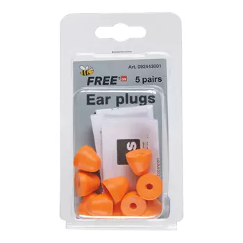 OS Beefree earplugs for banded hearing protection, Orange