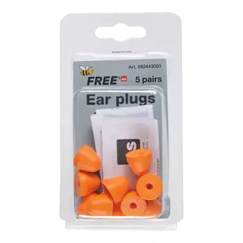OS Beefree earplugs for banded hearing protection, Orange
