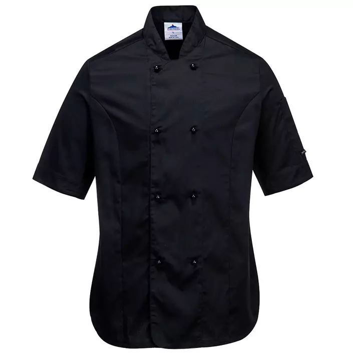 Portwest Rachel women's chefs jacket, Black, large image number 0