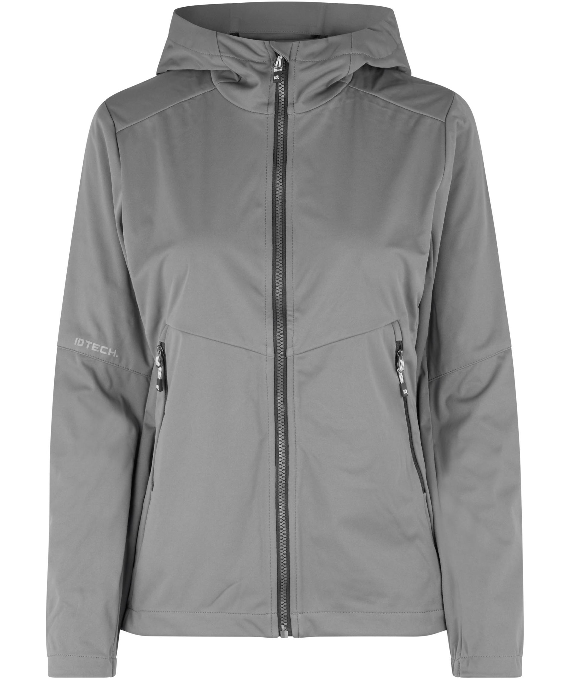 ID l&auml;tte softshelljacke dam, Gr&aring;, Gr&aring;, swatch