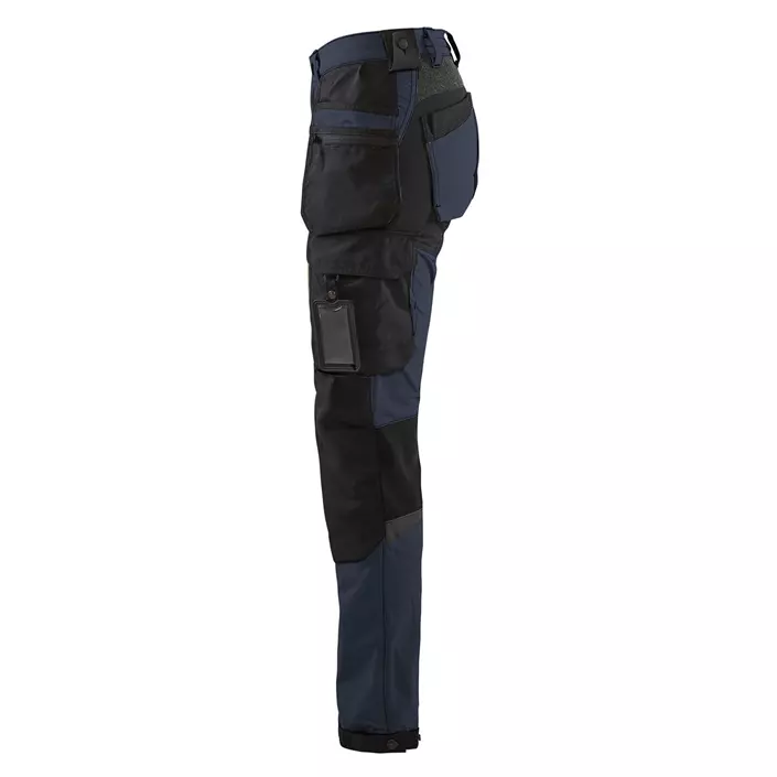 Blåkläder woman's craftsman trousers full stretch, Dark Marine/Black, large image number 3