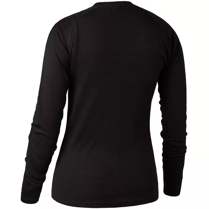 Deerhunter Quinn dame baselayer genser med merinoull, Black Oak, large image number 1