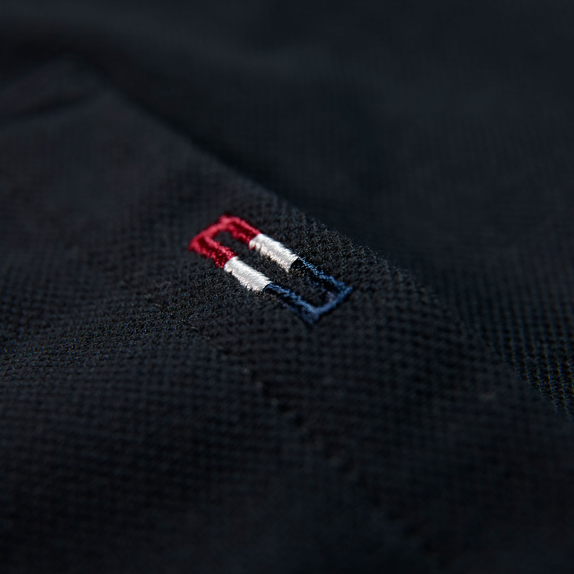 Bison Signature polo T-shirt, Black, large image number 2