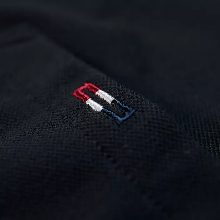 Bison Signature polo T-shirt, Black, large image number 2