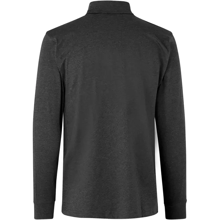 ID T-Time T-shirt with turtleneck, long-sleeved, Graphite Melange, large image number 2