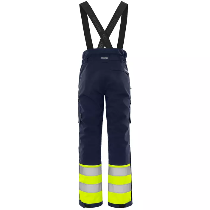 Fristads vinterbyxa 2681 GLPS, Varsel yellow/marinblå, large image number 2