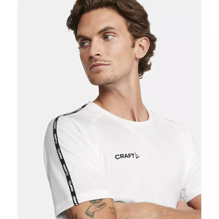 Craft Squad 2.0 Contrast Jersey T-skjorte, White, large image number 4