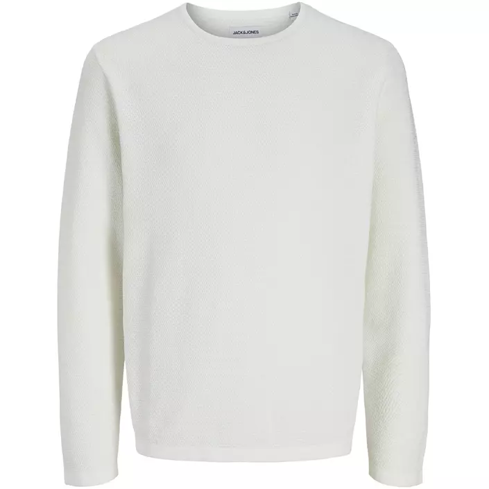 Jack & Jones JJEGEORGE stickad tröja, Cloud Dancer, large image number 0