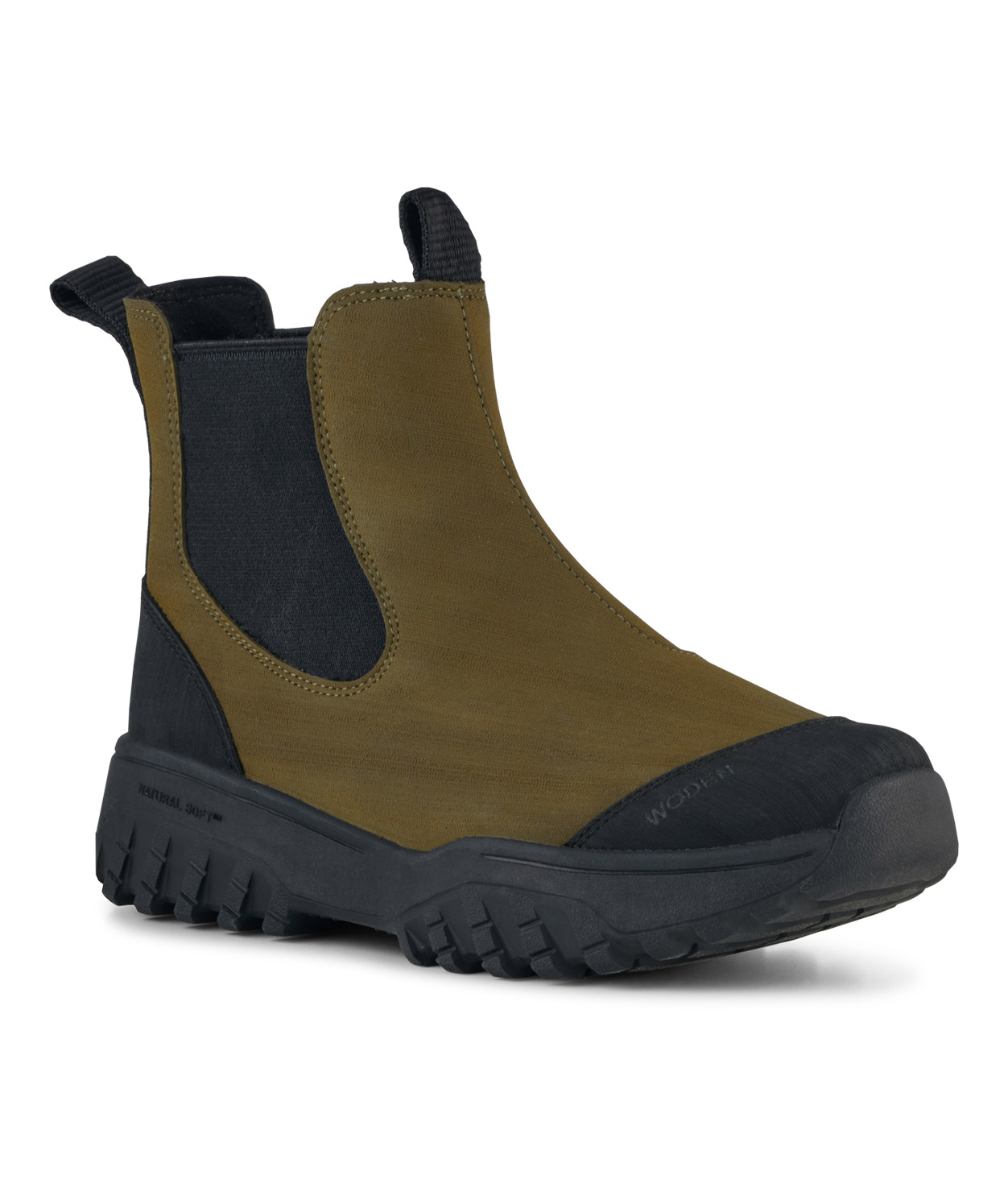 Woden Magda Track women's boots, Dark olive , Dark olive , large image number 4