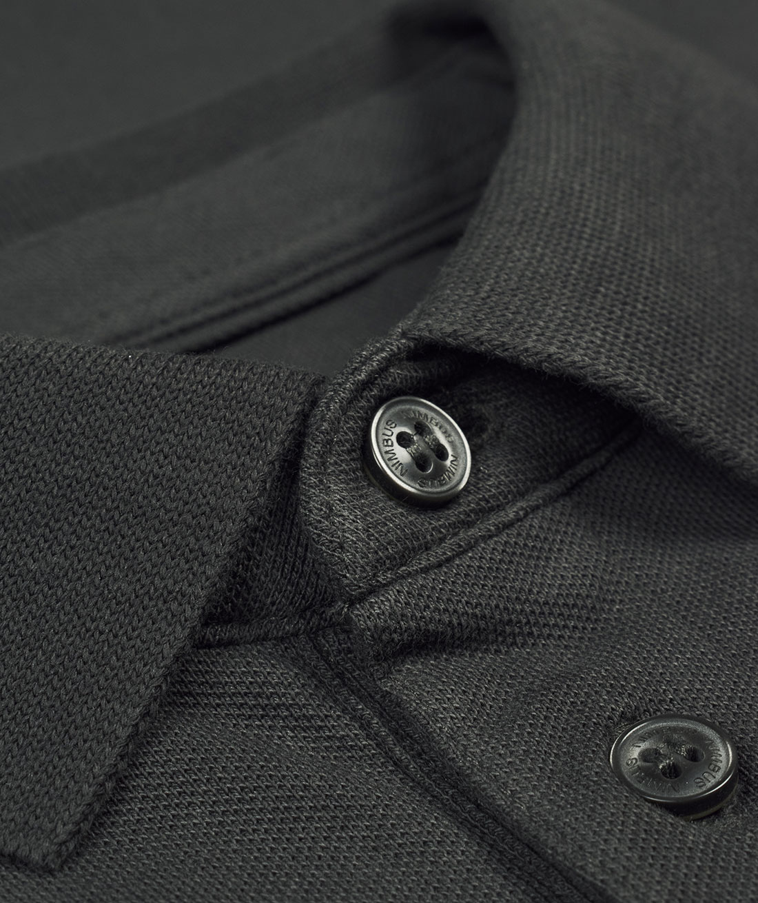 Nimbus Harvard Polo T-shirt, Charcoal, large image number 2