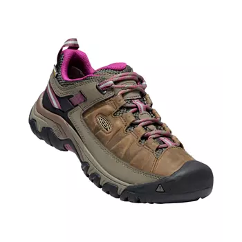 Keen Targhee III WP women's hiking shoes, White/Boysenberry