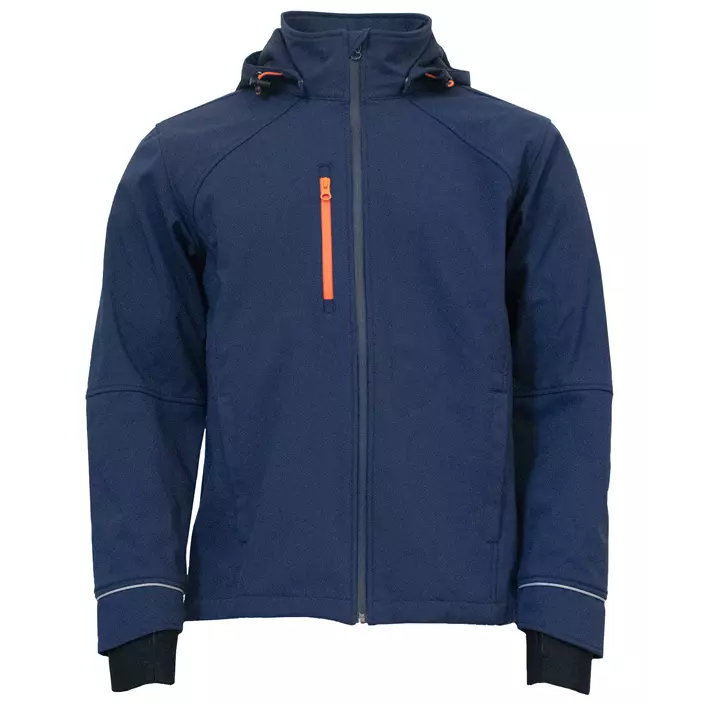 Ocean Outdoor softshell jacket, Marine Blue, large image number 0