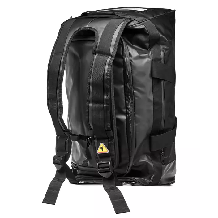 North Sea sports bag with backpack function 54L, Black, Black, large image number 1