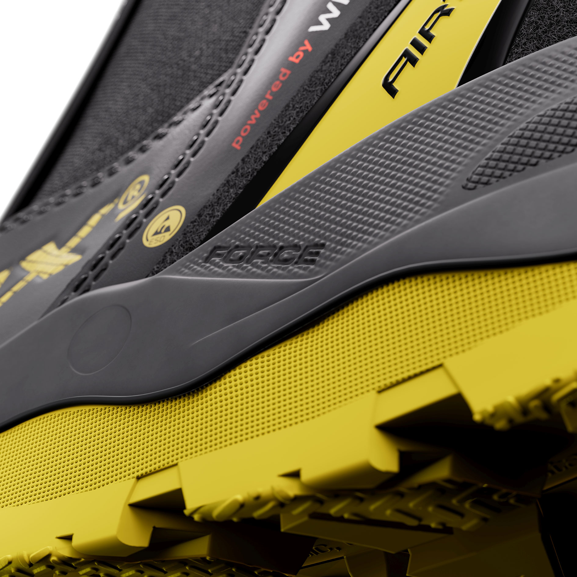 Airtox GLC-R sikkerhedsst&oslash;vletter S3S, Sort/Gul, large image number 8