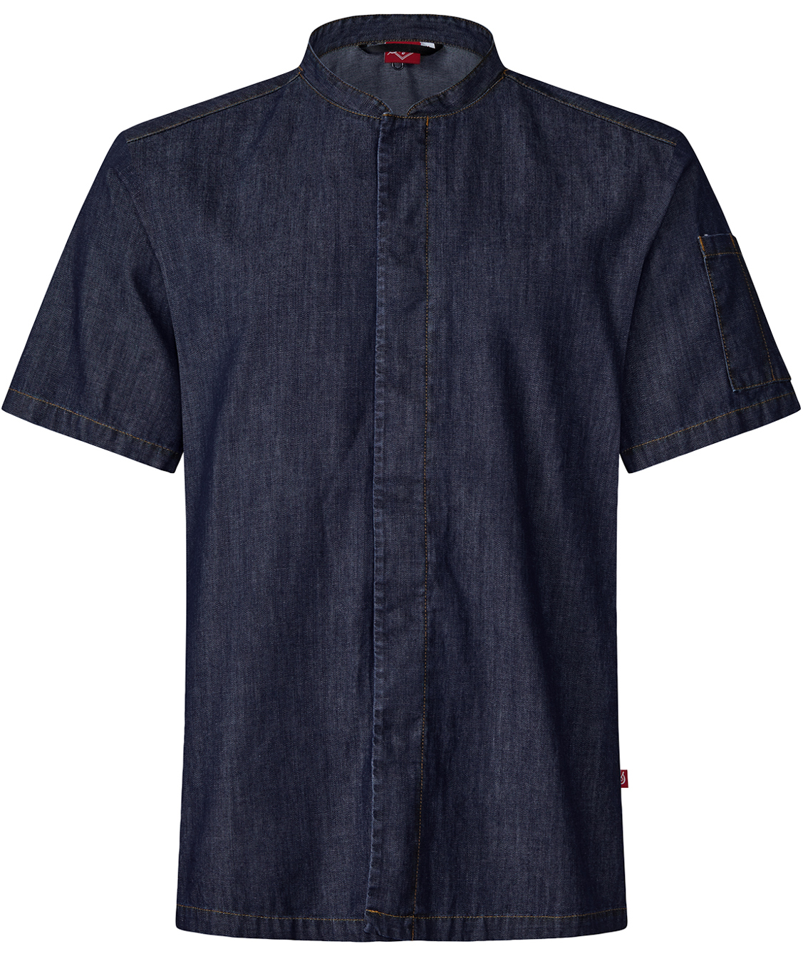 Segers 1097 short-sleeved chefs shirt, Dark blue, Dark blue, swatch