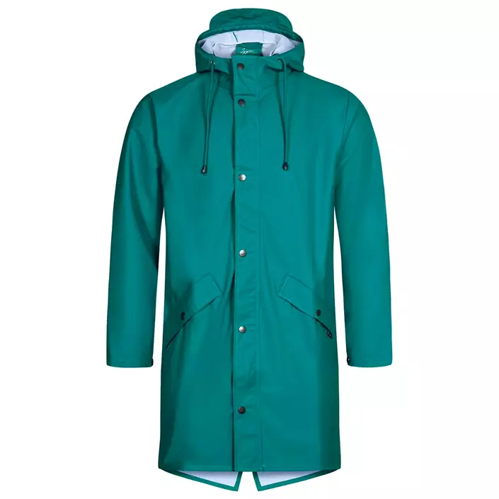 Lyngsøe PU raincoat fashion, Petrol, large image number 0