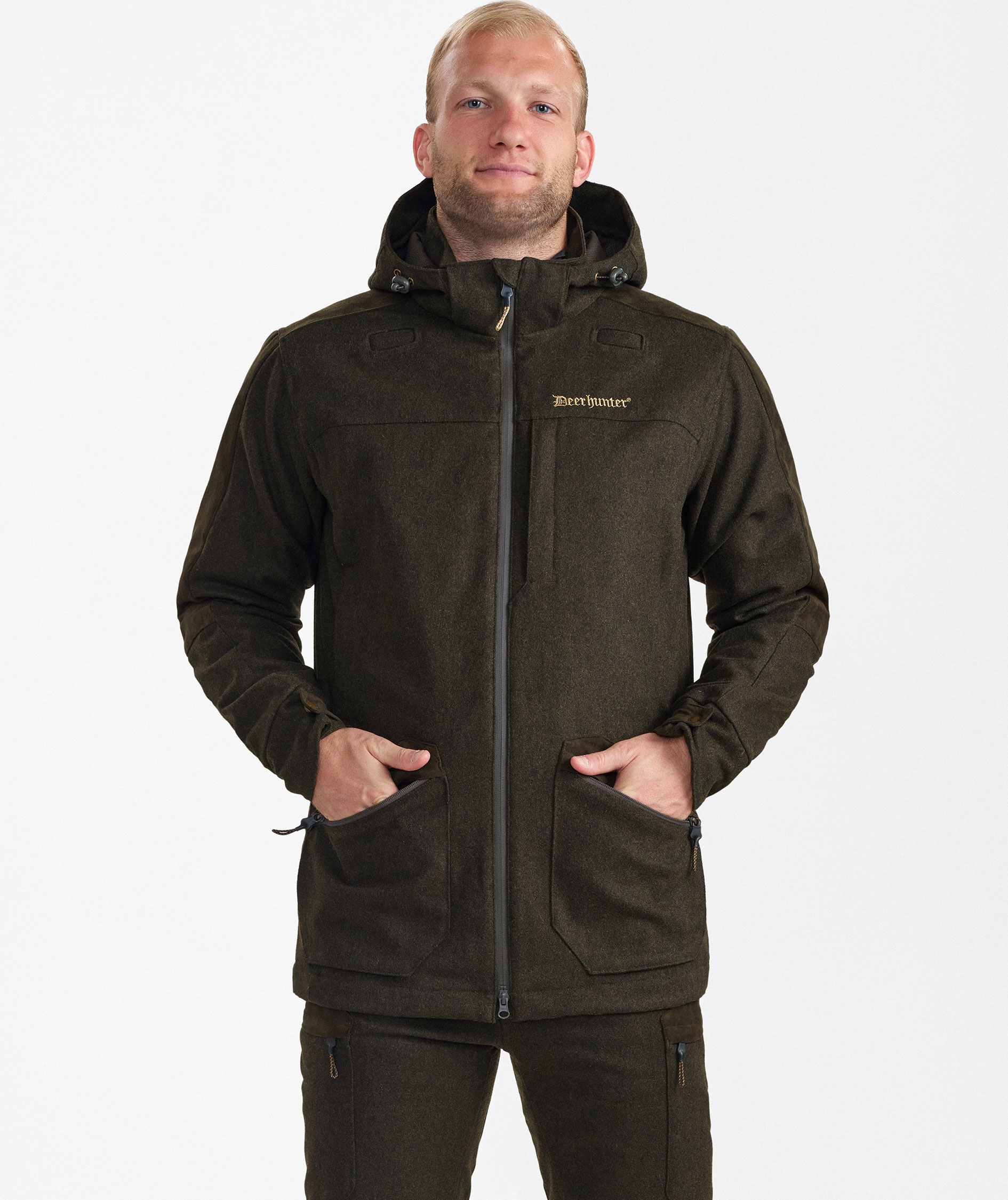 Deerhunter Tatra jacket with wool, Loden Wood, large image number 3