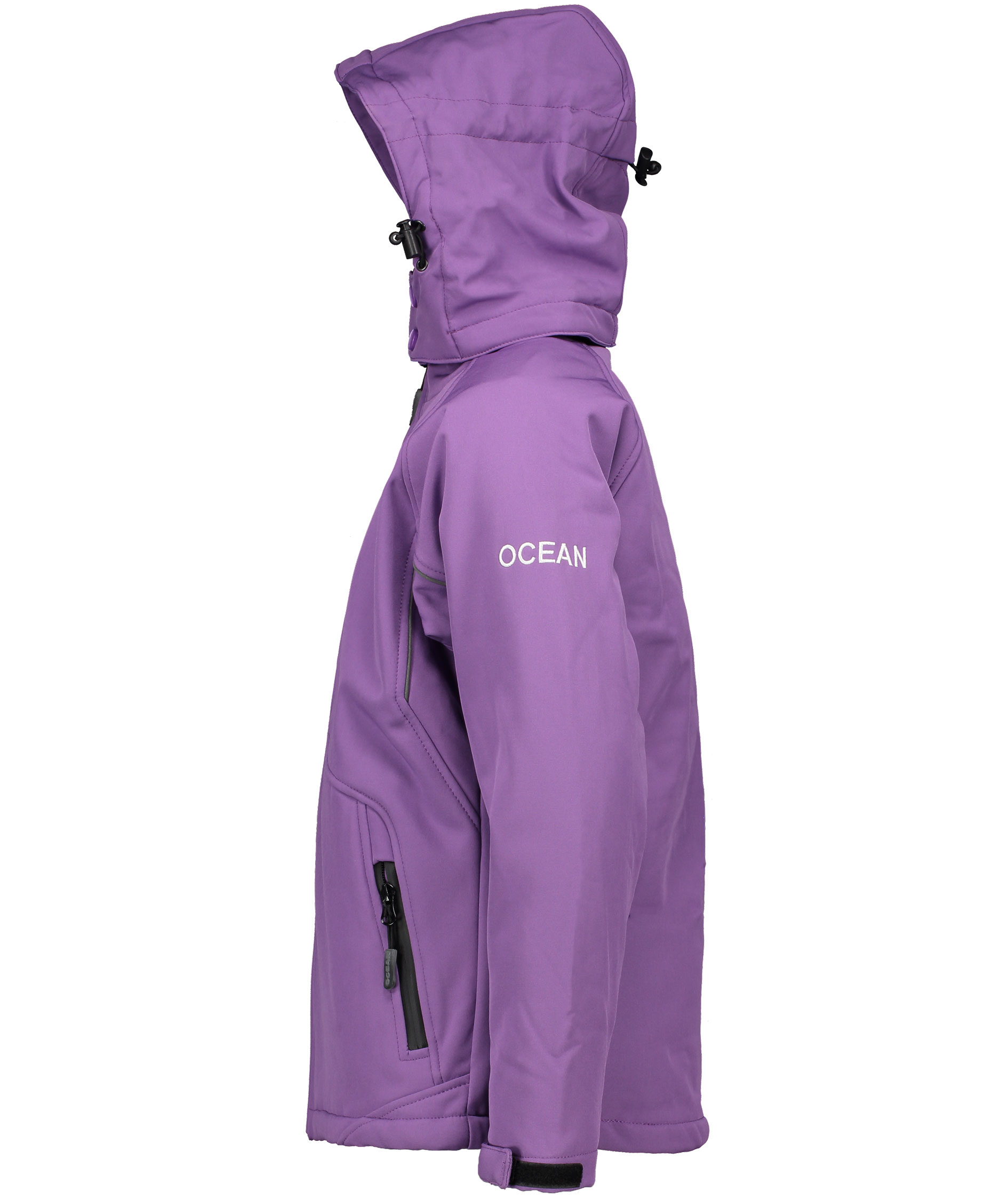 Ocean softshell jacket for kids, Purple, large image number 2