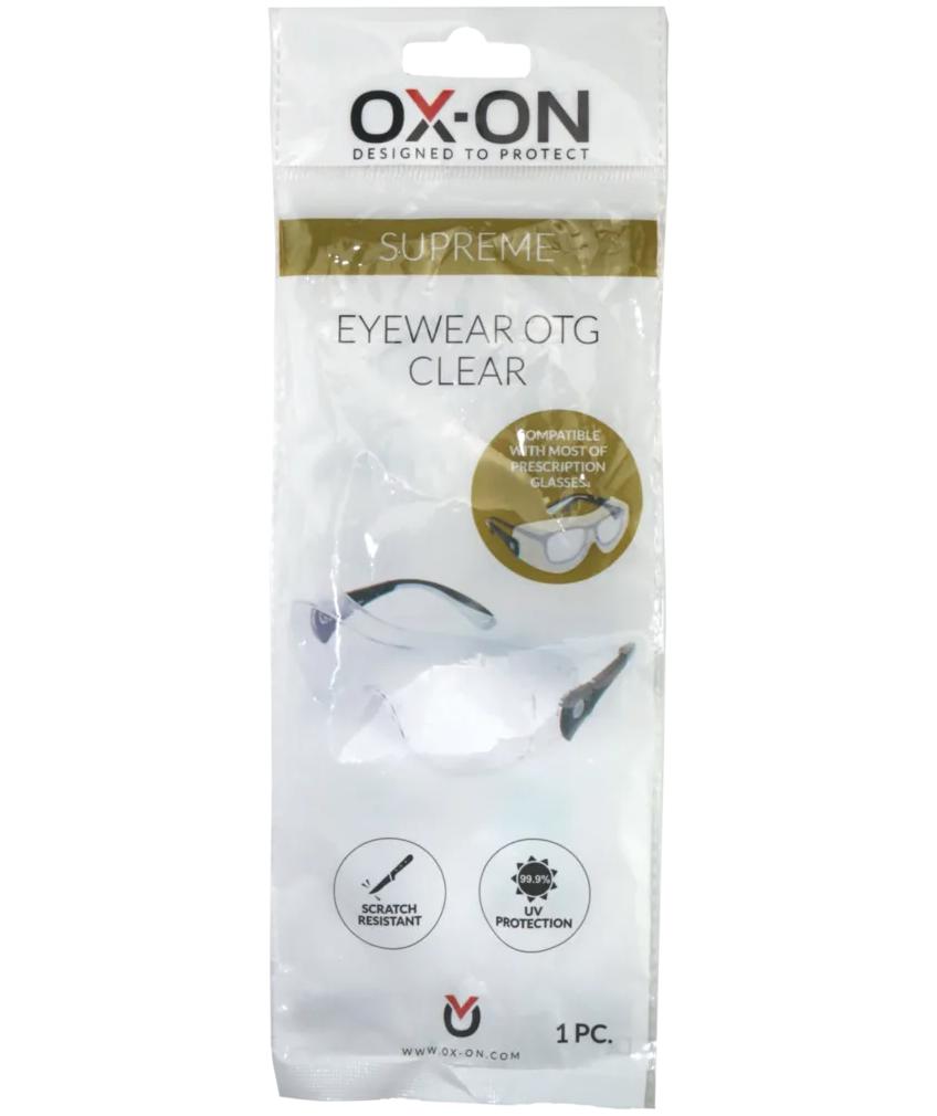 OX-ON OTG Supreme safety glasses, Black, Black, large image number 7