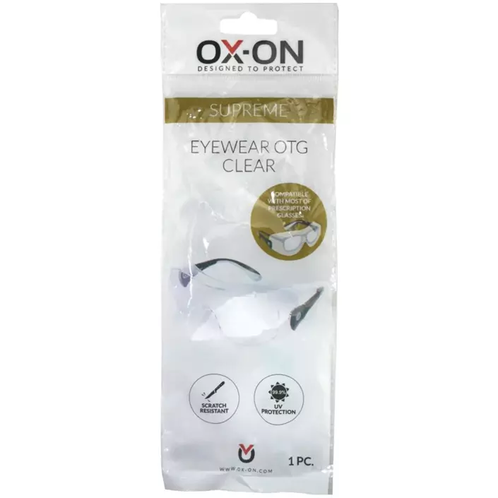 OX-ON OTG Supreme sikkerhetsbriller, Svart, Svart, large image number 7