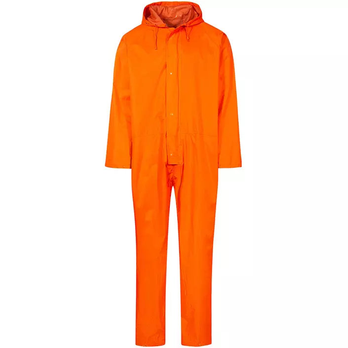 Lyngsøe rain suit coverall, Hi-vis Orange, large image number 0