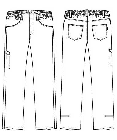 Kentaur  pull-on trousers, Dark Rock, large image number 3