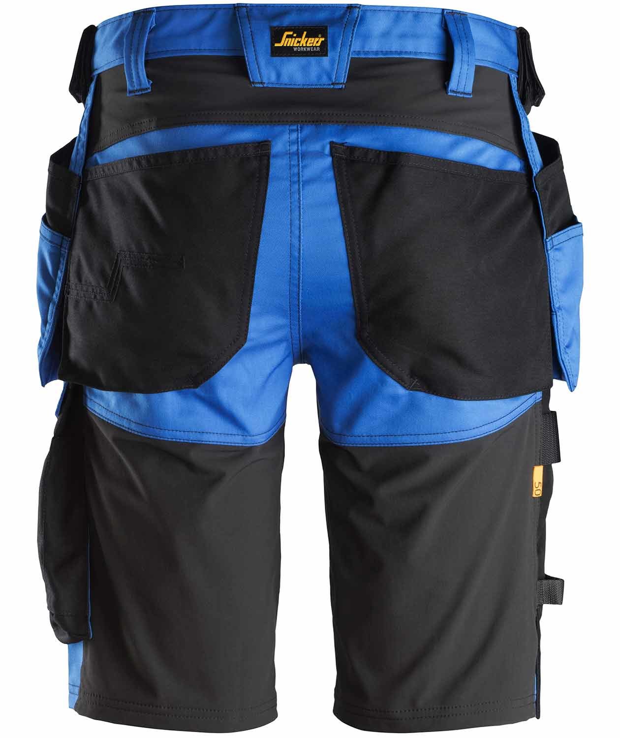 Snickers AllroundWork hantverksshorts 6141, Bl&aring;/Svart, large image number 2