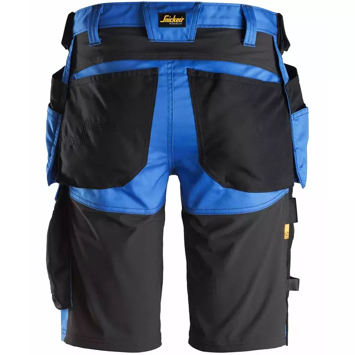 Snickers AllroundWork craftsman shorts 6141, Blue/Black, large image number 2