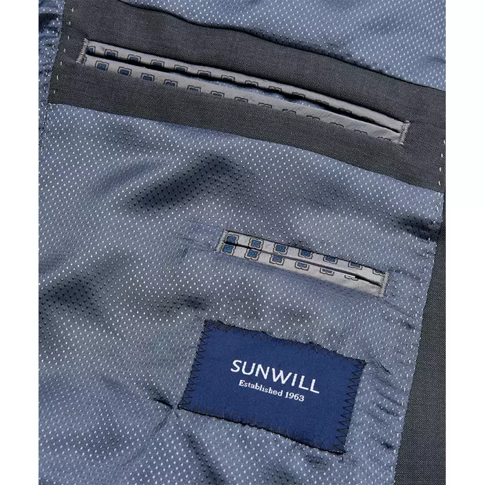 Sunwill Weft Stretch Modern fit ull kavaj, Charcoal, large image number 6