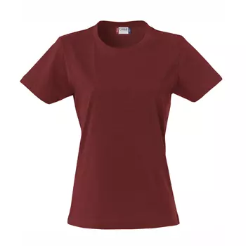 Clique Basic T-shirt dam, Burgundy