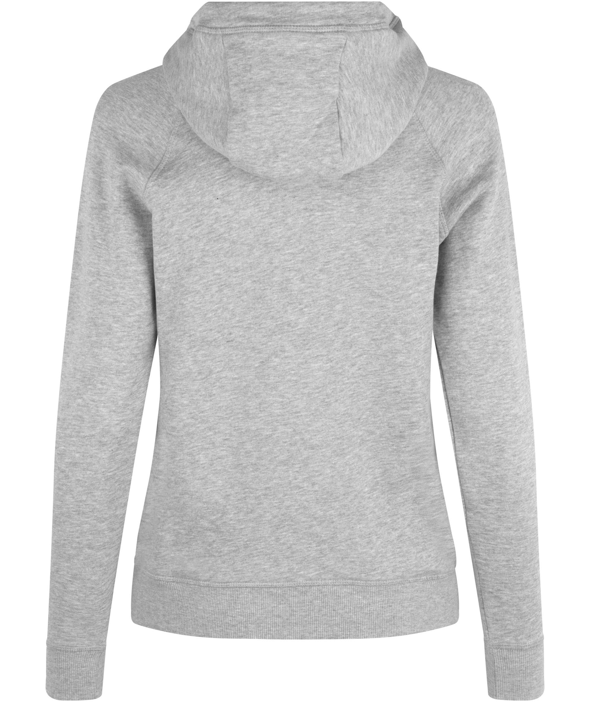 ID Core women's hoodie with zipper, Grey Melange