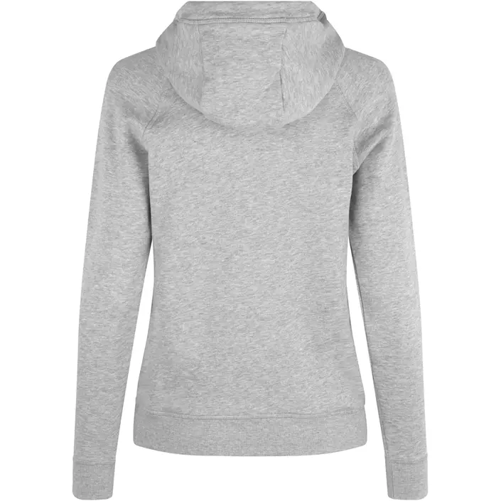 ID women's hoodie with full zipper, Grey Melange, large image number 1